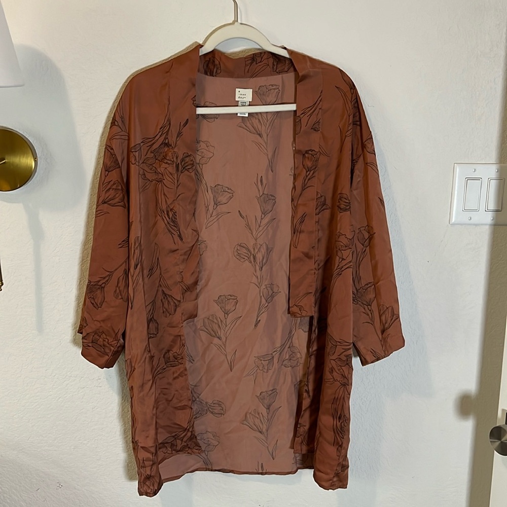 Silk cardigan/kimono